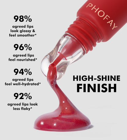 PHOFAY Peptide Lip Tint – Moisturizing & Nourishing Lip Care for Soft, Hydrated Lips (14ml)