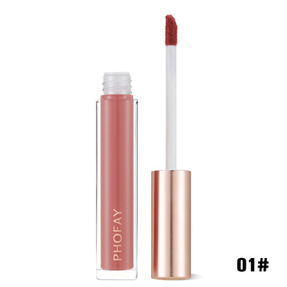 PHOFAY Non-Sticky Lip Gloss – Moisturizing, Smooth & Lightweight (3.2ml)